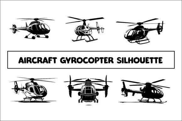 AircraftSilhouette ✈️ & GyrocopterArt Essentials