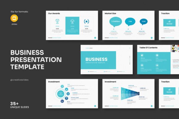 Business Google Slides Presentation Template: From Planning to Presentation