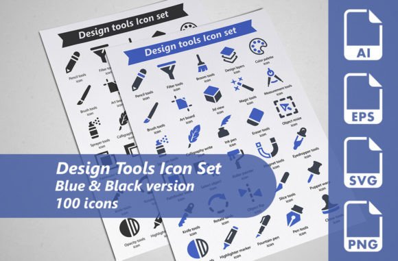 Design Tools Icon Set: A Visual Language That Speaks Across Every Medium