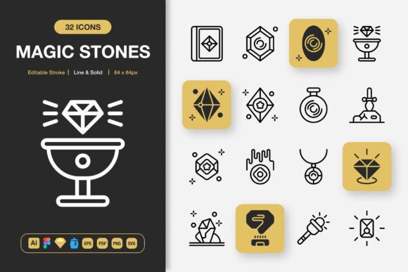 Magic Stones Icons: The Versatile Visual Toolkit for Modern Design Projects