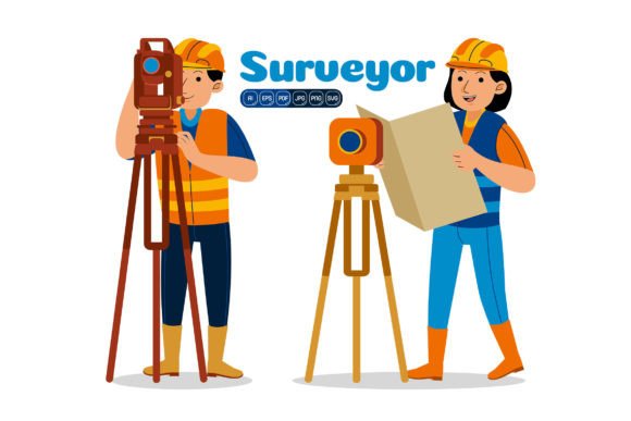 Man and Woman Land Surveyor Profession Overview