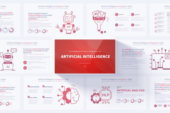 Mastering AI Communication: Designing Impactful Presentations with Artificial Intelligence PowerPoint Slide Templates