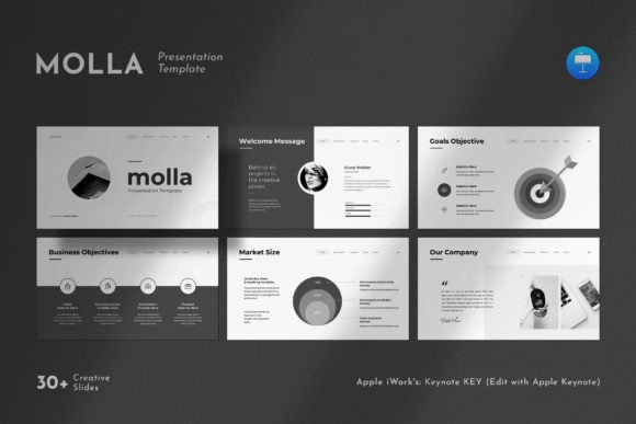 Molla Keynote Template for Modern Professional Decks