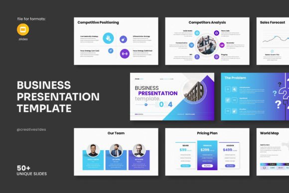 Professional Presentations Made Simple with the Business Google Slides Template