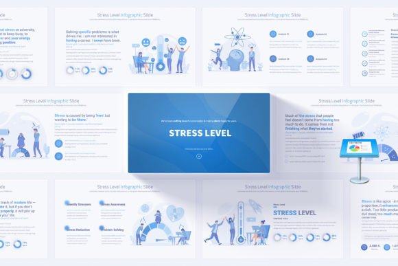 Stress Level Keynote Template for Impactful Presentations