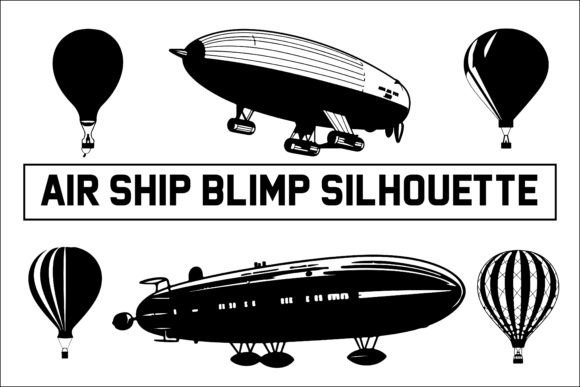 The Airship Blimp Black Silhouette Vector Is Quietly Powering the Next Wave of Visual Storytelling