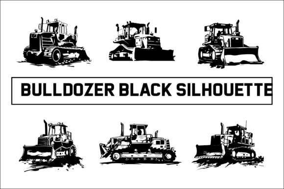 The Strategic Value of Black Bulldozer Silhouette Vector Assets in Modern Visual Communication