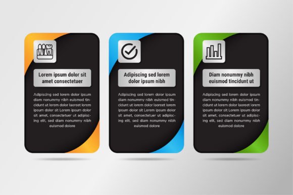 Vertical Rectangle Infographic Template for Process Steps
