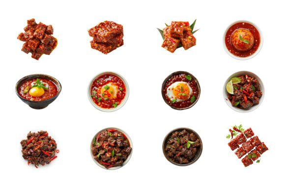 What Makes the Meat Curry and Peanut AI EPS Illustration Set a Versatile Resource for Designers
